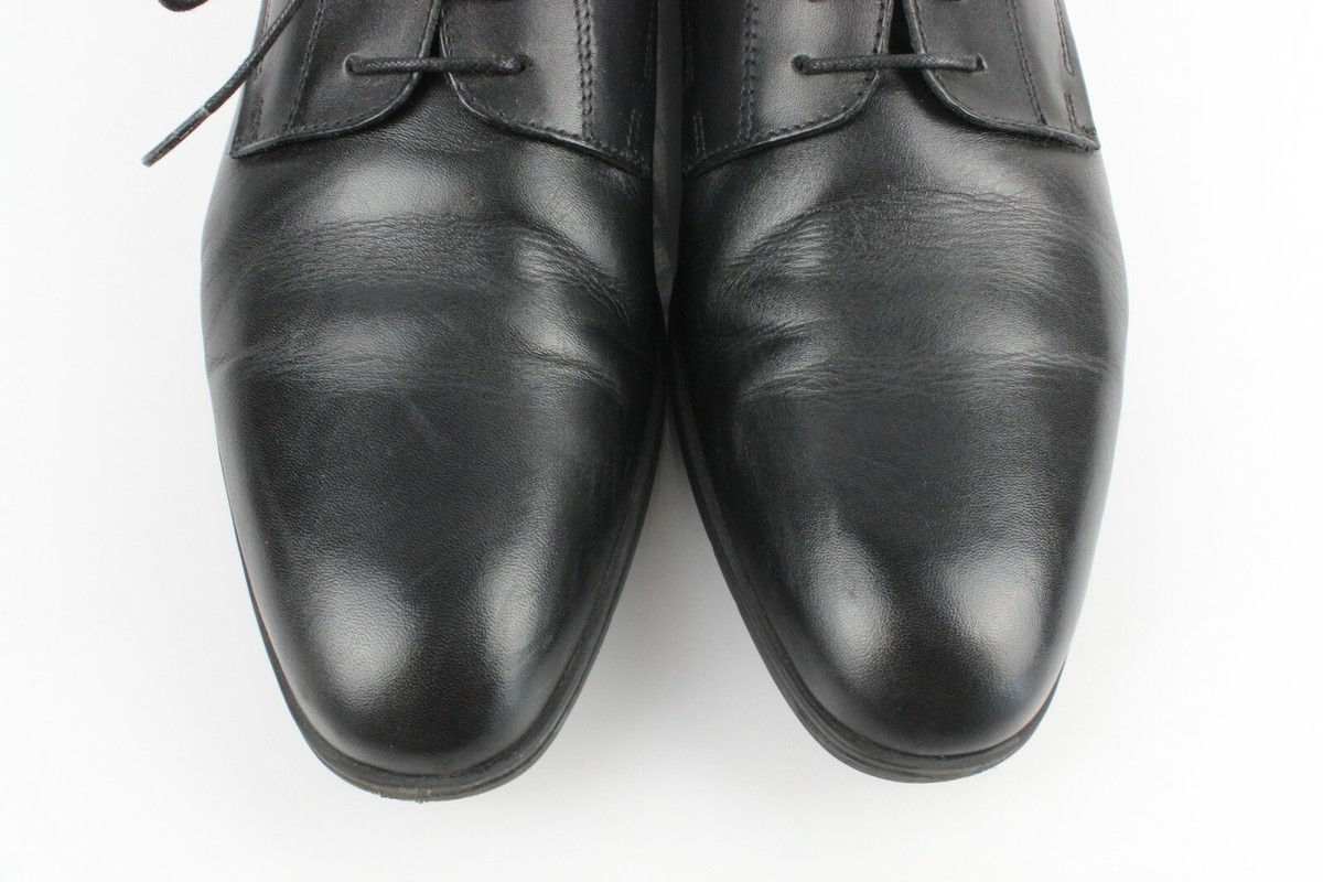 Derbies En Cuir Noir San Marina Taille 42 EU - Très Bon état, Portés Une Seule Fois, Style élégant