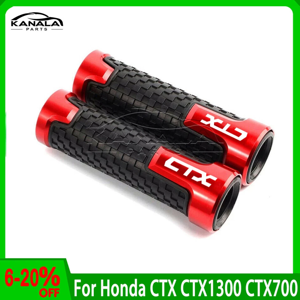 For Honda CTX CTX1300 CTX700 Motorcycle 7/8'' 22mm CNC Handlebar Hand Grips Foto 2 de 4