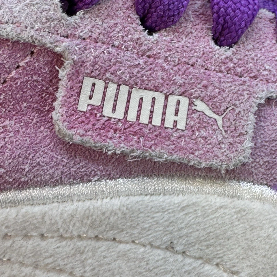 Puma X Squishmallows Lola Niños Tenis Talla 5 Púrpura Tie Dye Zapato Dije Foto 3 de 4