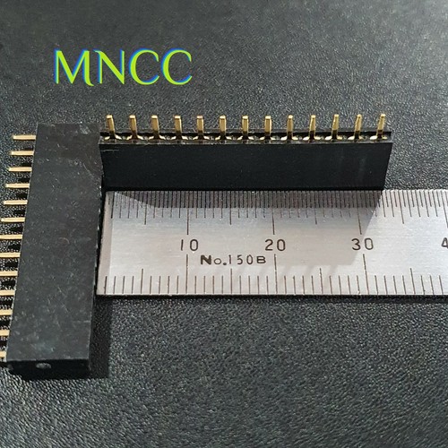 1pc-10pc Female 13 Pin Single Row Socket Header Pins Straight 2.54mm Pitch 0.1" - Picture 3 of 4