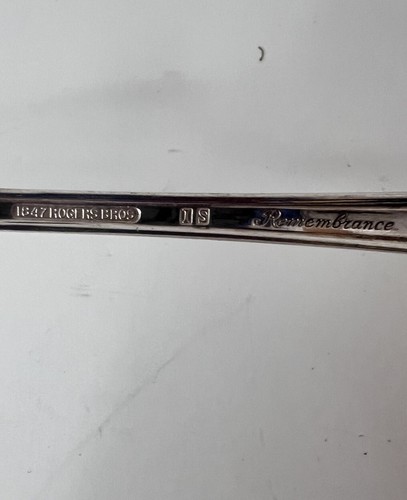 Vintage 1847 Rogers Bros REMEMBRANCE versilberte Salatgabeln - 6 3/4" - 6er Set - Bild 7 von 7