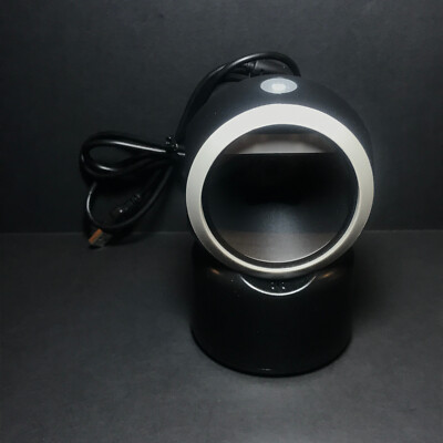 1D 2D QR Desktop USB Automatic Barcode Scanner Symcode Hands-Free 360 Degree POS