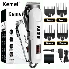 Hair Clippers Cordless Trimmer Shaving Machine Cutting Barber Beard Kemei 809A