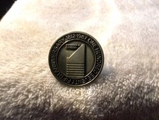 Vtg Bronze Tone 175 ANNIVERSARY 1812-1987 Citicorp Citibank 1" Pin pre-owned