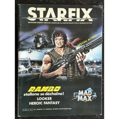 STARFIX 002 MÄRZ 1983 COVER RAMBO SYLVESTER STALLONE 10 SEITEN MAD MAX LOOKER HE