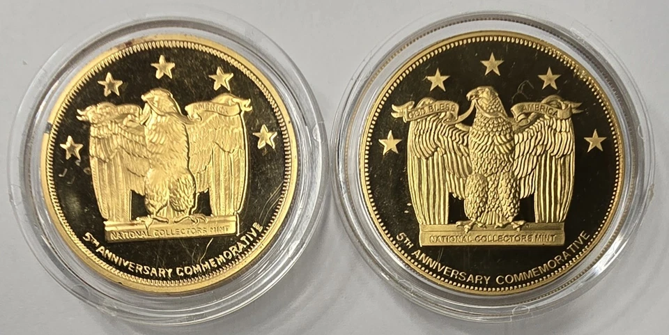 2001-2006 1.1oz .999 Silver & Clad  World Trade Center 5 Year Commemorative Coin - Image 2 of 4