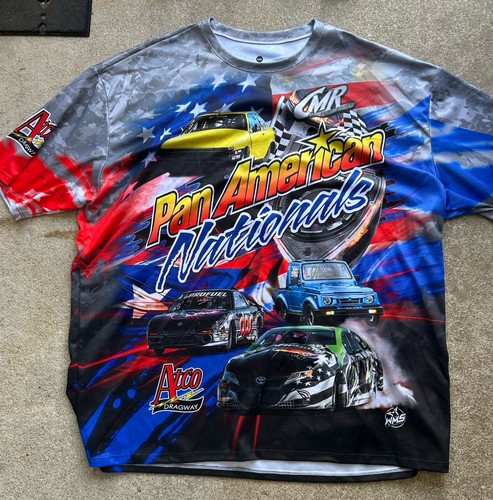 Official Atco Pan American Nationals Dragway T-shirt NHR Dragster Import 3XL
