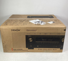 NEW Denon AVR-X2800H 7.2 Channel 8K Ultra HD AV Receiver HEOS Dolby Atmos Black