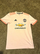 adidas Manchester United Pink Climalite Soccer Jersey Shirt - Size S