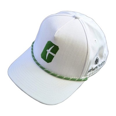 UNC Charlotte 49ers White Snapback Cap Atrium Health Hat NCAA Deep Cleaned 
