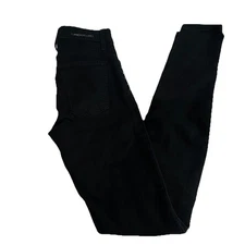 Current/Elliott Studded Jet Black Ankle Skinny Jeans Size 25