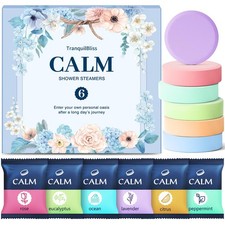 Shower Steamers 6 Count, Shower Steamers with Natural Ingredients, 6 Differen...