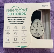 Reliefband 50 Hours Nausea & Vomiting Relief RB50 - New & Sealed!
