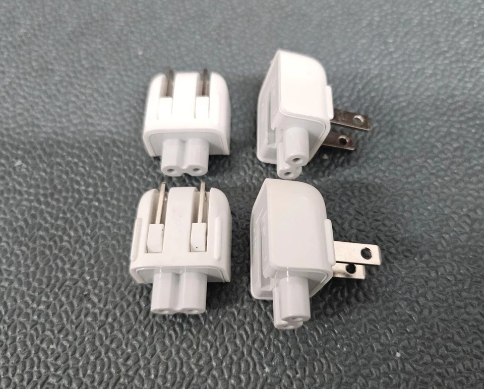 4 x Pcs Genuine Apple MagSafe AC Wall Adapter DUCKHEAD 2 PRONG PLUG 45W 60W 85W - Image 2 of 4