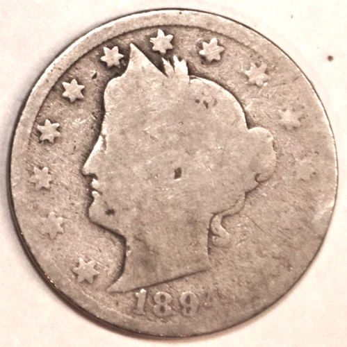 1894-P Liberty Nickel — photo from the most recent tracked eBay sale