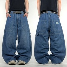 Vintage y2k grunge baggy wide leg faded archive rare skater jeans