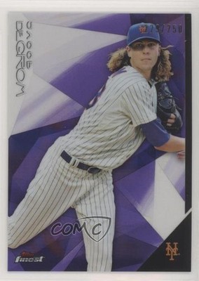 2015 Topps Finest Purple Refractor 229/250 Jacob deGrom #92 9n2