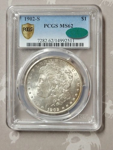 1902-S Morgan Dollar PCGS MS-62 (CAC)