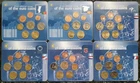 Euro Set 6 Countries First Official Issue Coins Collection!!