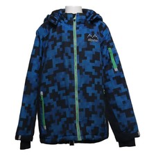 Alpine, Skijacke, Unisex (Kinder), Größe: 152, Blau/Schwarz/Mehrfarbig #QvY