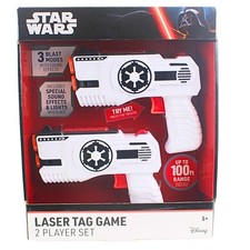 Star Wars Laser Tag Game 2 Player Set With Sound Effects  Lights 100 Ft Range A