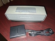 Bose SoundLink Mini Bluetooth Wireless Mobile Portable Speaker Silver Charger