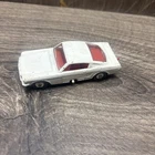 Vintage Matchbox Series No. 8 Ford Mustang White Lesney England Red Hitch & Int