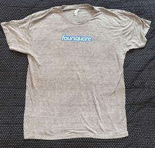 Foursquare Team T-Shirt XXL 2010 NYC Web 2.0 USA Made