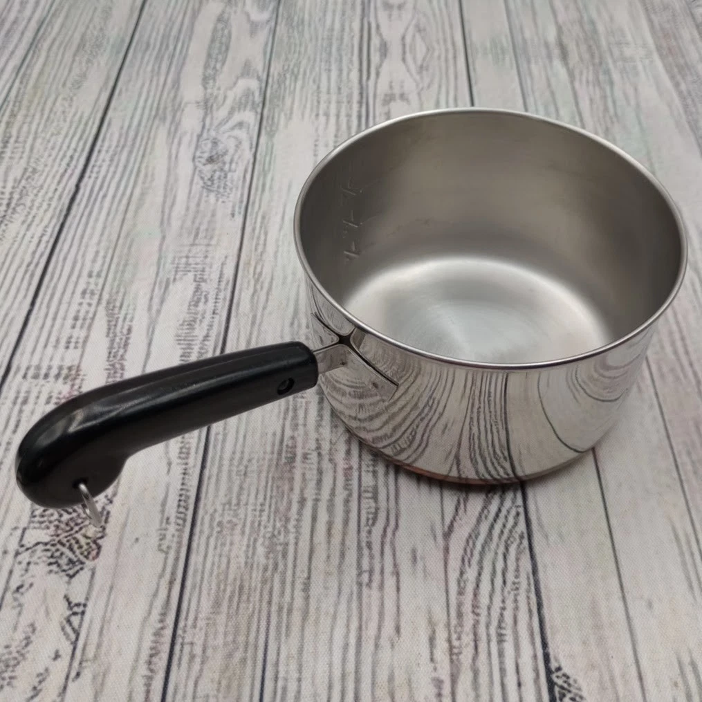 Vintage Revere Ware Copper Bottom 1 Cup Measuring Butter Melting Milk Warmer Pan