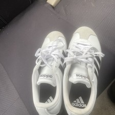 Size 5.5 - adidas VL Court Base White Black Gum W