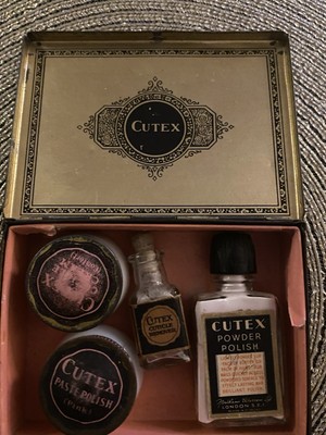 Cutex 30er Jahre Art Deco Damen Maniküre Set Modernist - Inhalt dabei