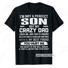 Funny Son T-shirt From My Awesome Dad, Father To Son Tee Gifts For Kids Teen Boy