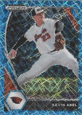2021 Panini Prizm Draft Picks - Kevin Abel #PDP195 Blue Velocity Prizm (RC)