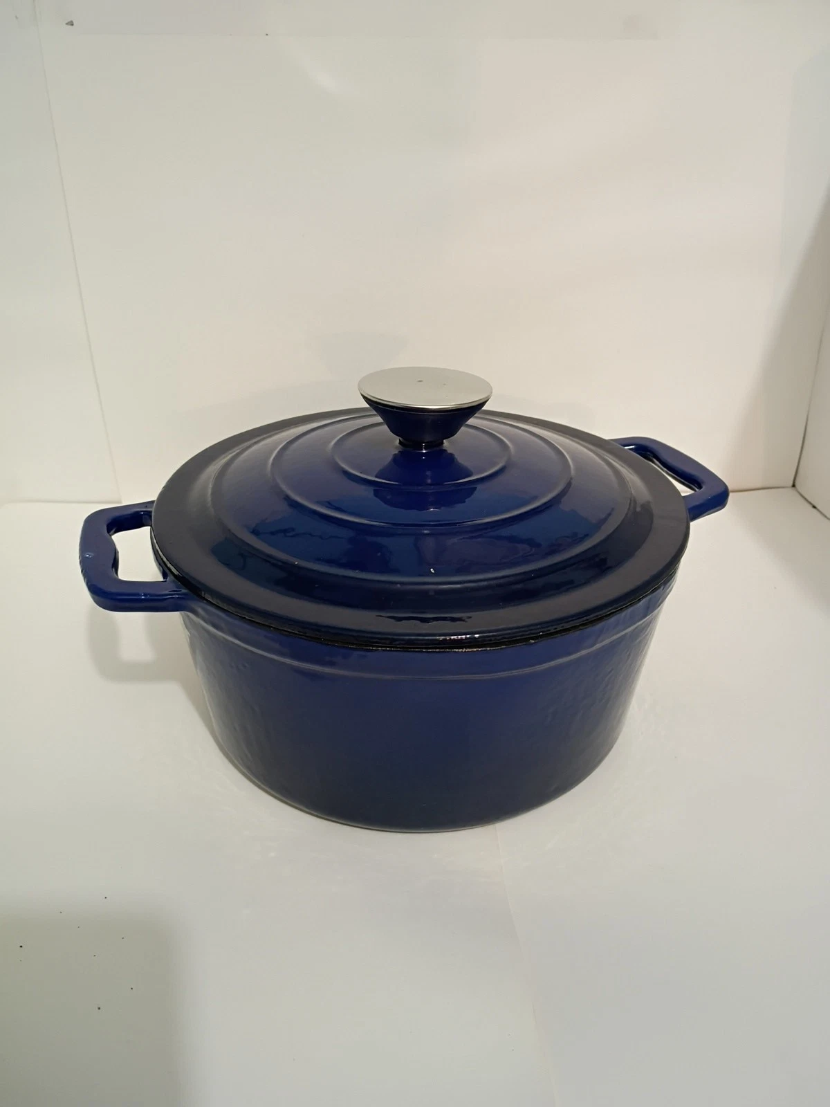 Blu Eco+Chef Enamel Cast Iron Dutch Oven, 3 Quart Oven Safe to 500°F, New