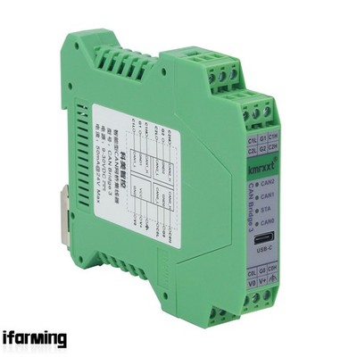 3 Industrial CAN Bus Repeater CAN Bus Bridge 1500V Isolation + 1 Input 2 Outputs