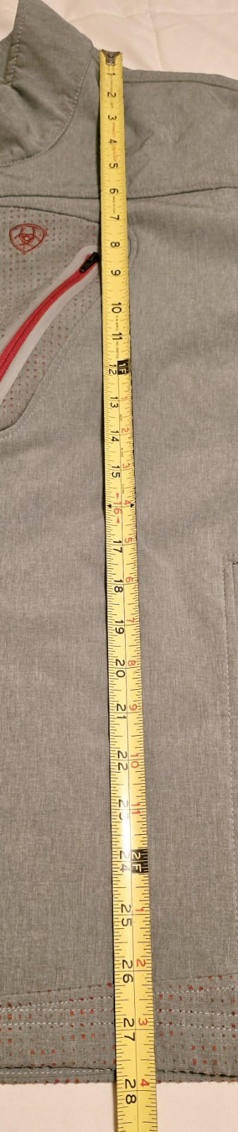 Ariat Jacket Forge Softshell Full Zip Mens Gray X… - image 11