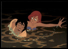 Ariel & Eric 1991 Pro Set The Little Mermaid #25 Raw Card