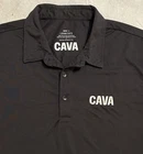 CAVA Restaurant Employee Polo Shirt Mens L Uniform