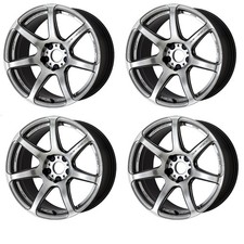 Work Emotion T7r Wheels 18x9.5j30 5x114.3 Glimsilvergts Set Of 4