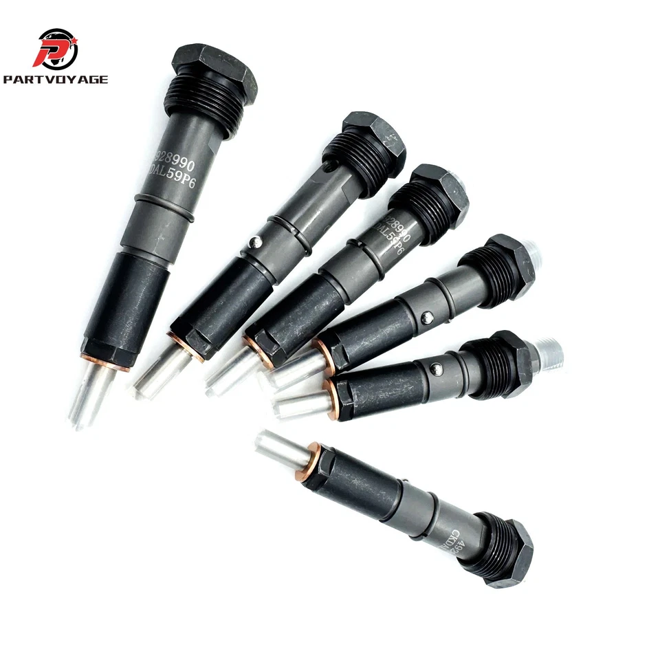 6pcs Fuel Injector 4928990 for 1994-1998 Cummins 6BT 5.9L 40-60HP 0432131715  Foto 3 de 4
