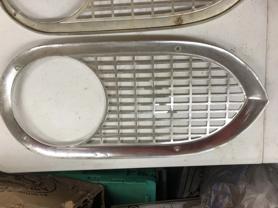 1961 1962 1963 1964 1965 1966 67 Ford Econoline Van Truck Headlight Bezel Grill - Image 3 of 4