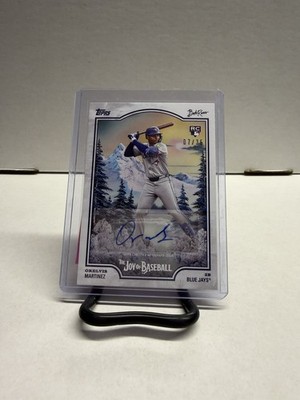 AUTO    25 The Joy Of Baseball Orelvis Martinez Auto /35 Titanium White *