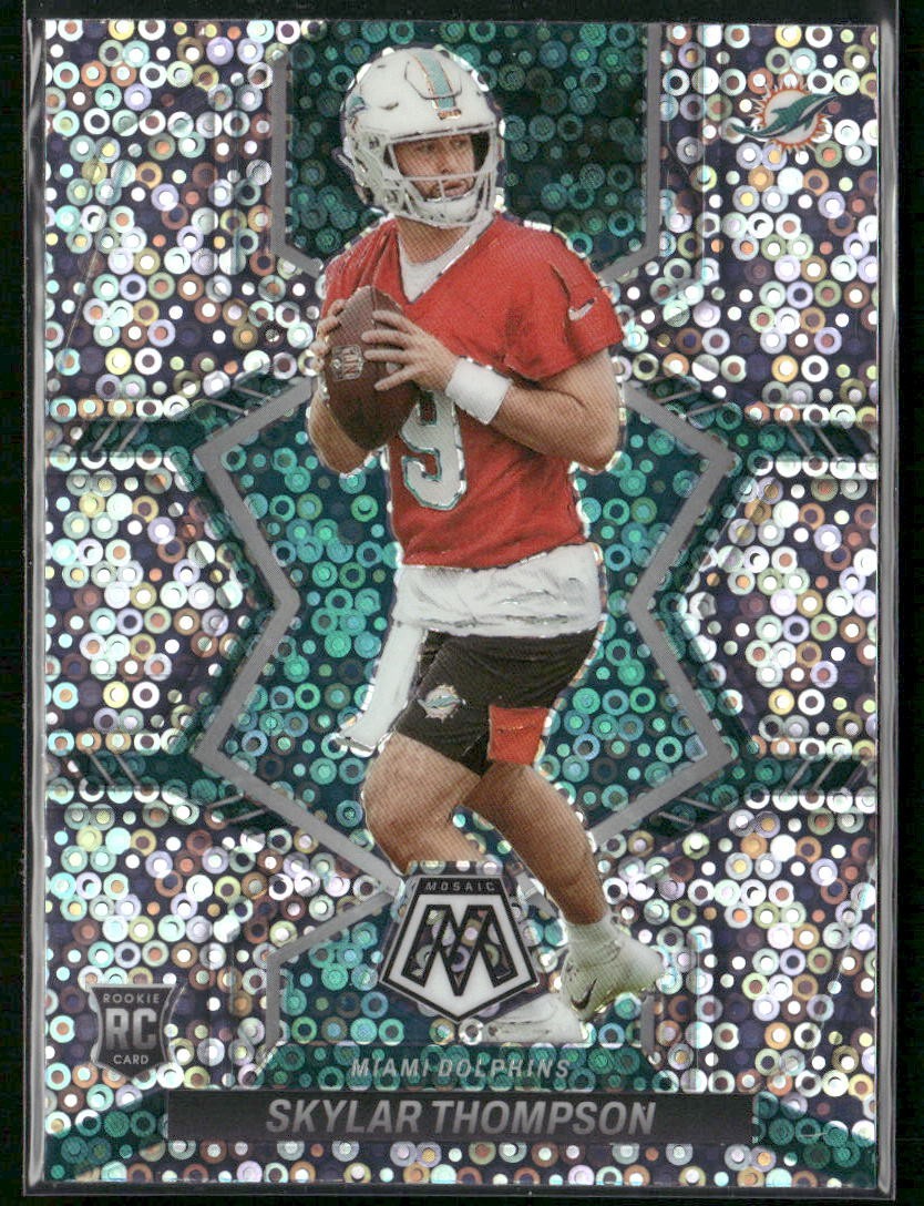 2022 Panini Mosaic - Rookies Skylar Thompson #366 No Huddle Prizm