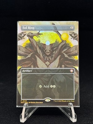 Sol Ring Promo 427 SOC Borderless Foil MTG NM