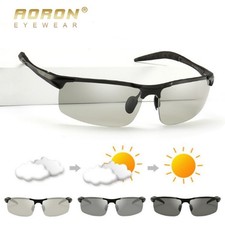 Aluminum HD Polarized Photochromic Sunglasses Men UV400 Driving Sports Glasses 16