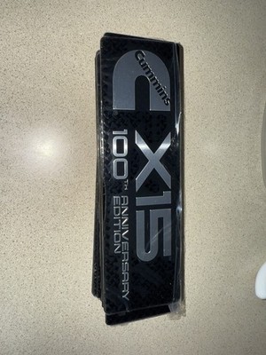 Cummins 100th Anniversary Edition Black  Magnetic X15 Engine Plate