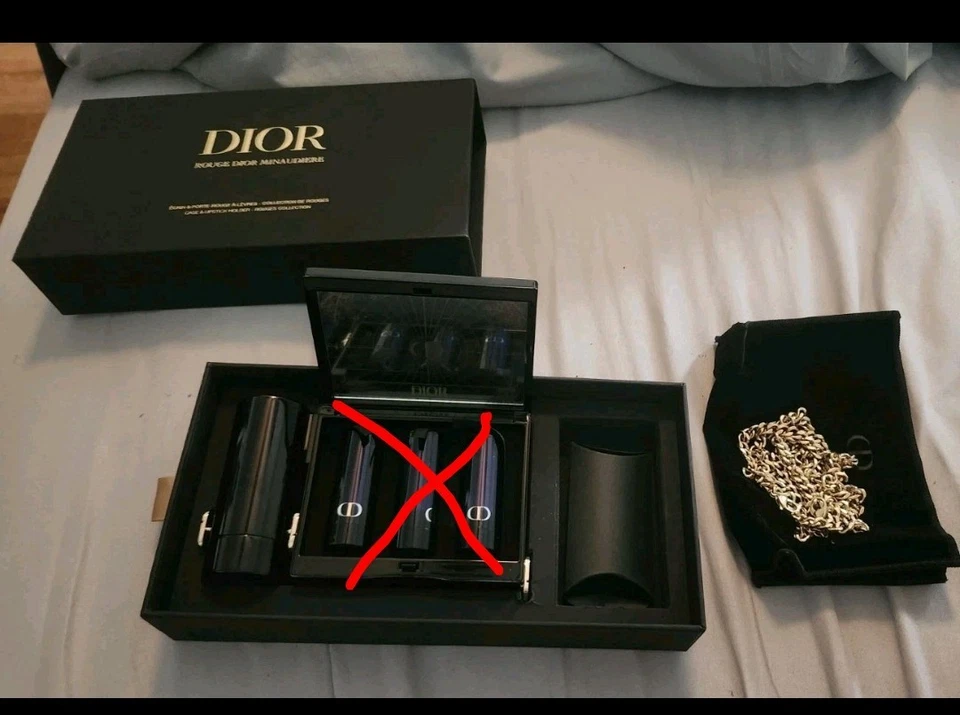 Dior Rouge Minaudiere Clutch Coffret with Lipstick - Image 2 of 4