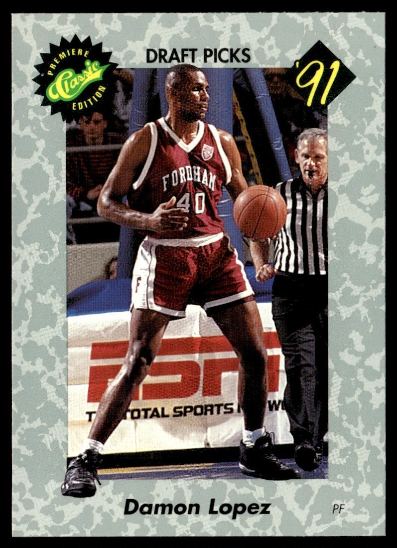 1991-92 Classic Damon Lopez Fordham Rams #48
