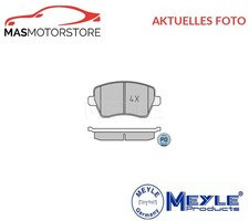 SATZ BREMSBELÄGE BREMSKLÖTZE MEYLE 025 239 7317/PD A FÜR NISSAN MICRA III