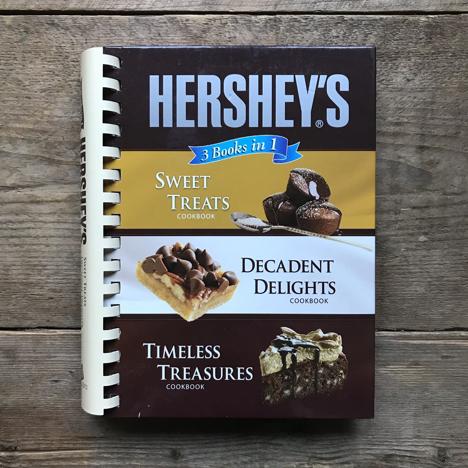 Hershey's 3 Books in 1: Sweet Treats + Decadent Delights + Timeless Treasures